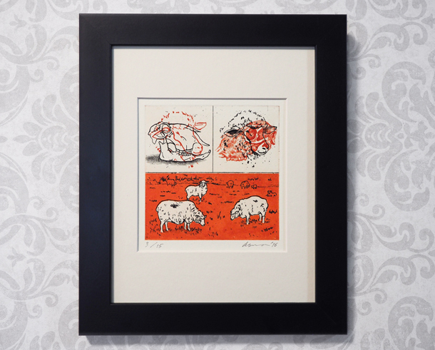 thinking about sheep5, center